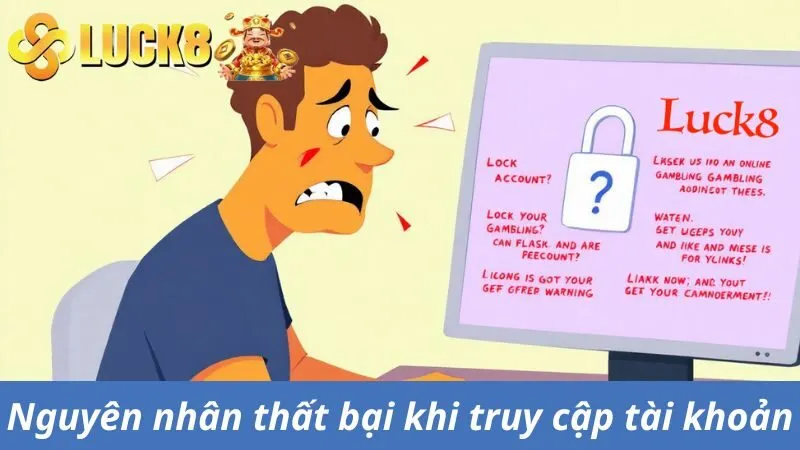 Nguyên nhân khiến khách hàng thất bại khi truy cập tài khoản