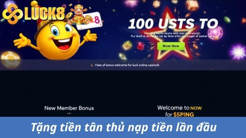 Hướng dẫn khách hàng cách nhận khuyến mãi Luck8