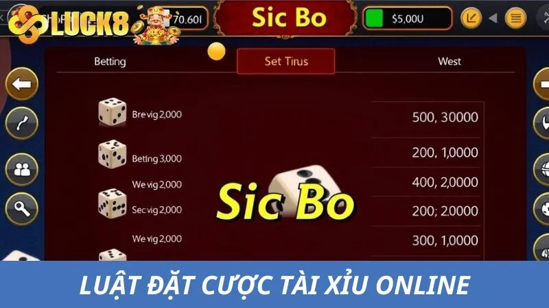 Các quy định dễ hiểu trong game Sicbo