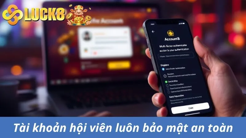 Tài khoản hội viên luôn bảo mật an toàn