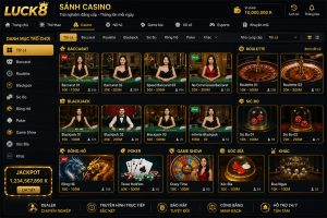 Sảnh live casino hấp dẫn